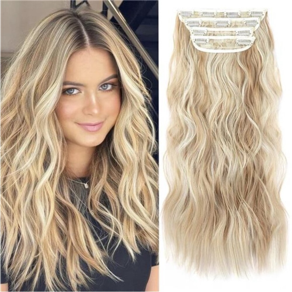 4PCS Clip in Hair Extensions, P86/613